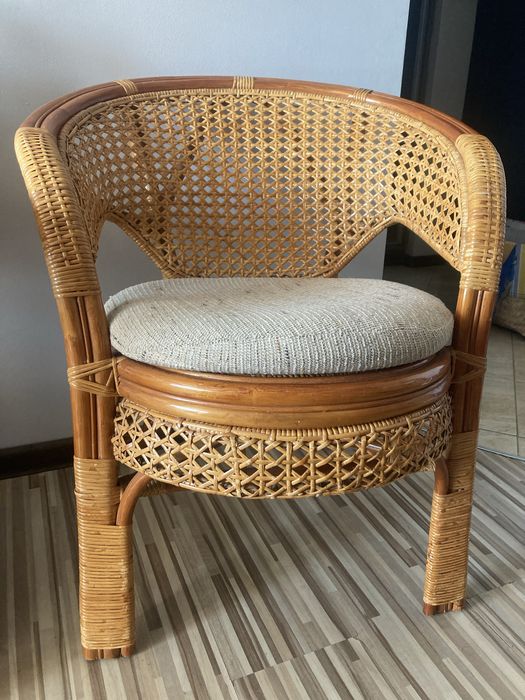 Piekny rattanowy ogrodowy zestaw Calamus Rotan