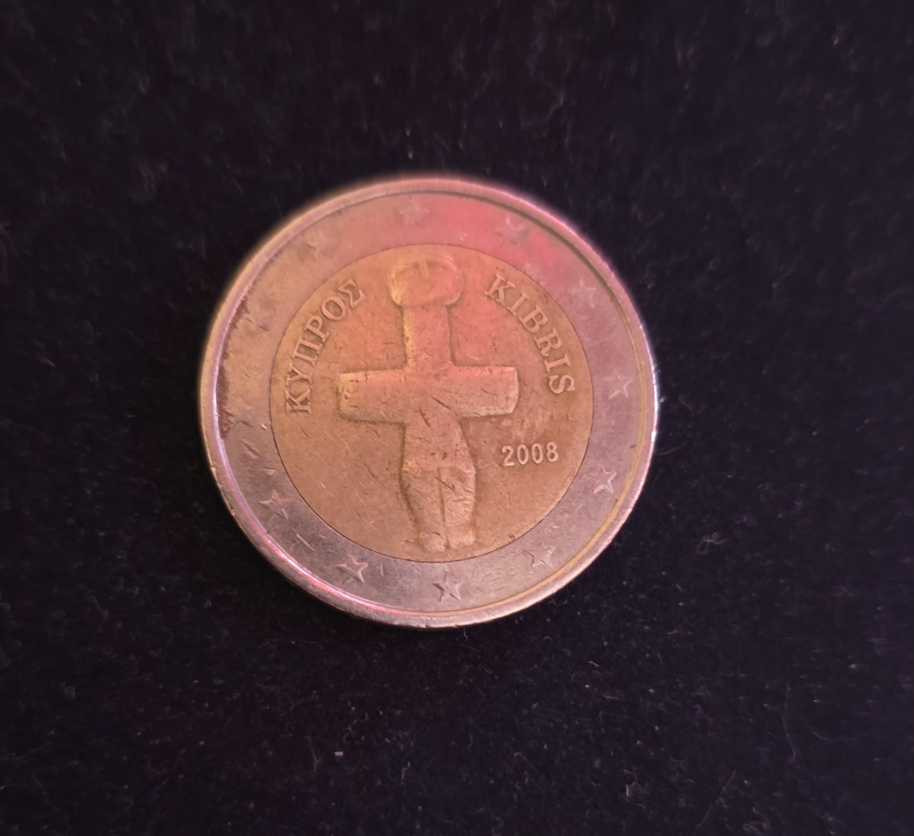 Moeda 2 € Chipre para coleção
