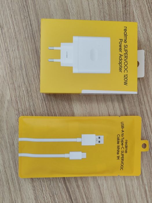 Зарядка Realme Supervooc 120w с кабелам 12А