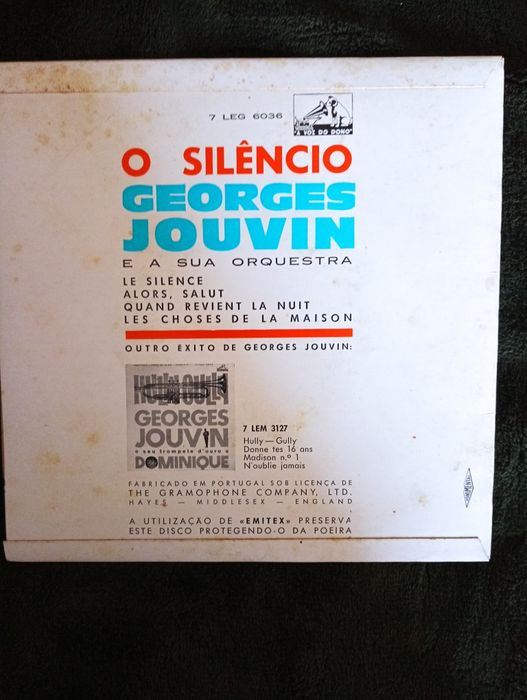 vinil Georges Jouvin Sa Trompette D'Or Et Son Orchestre – O Silêncio