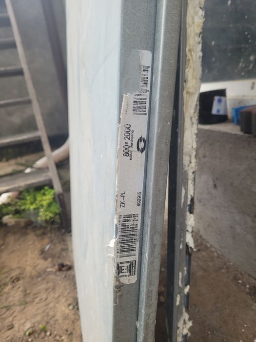 Drzwi techniczne hormann z ościeżnicą 80x200