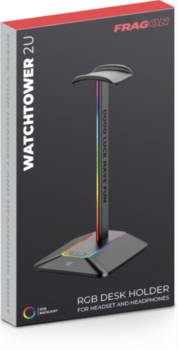 Підставка для навушників Fragon Watchtower 2U RGB Чорна
