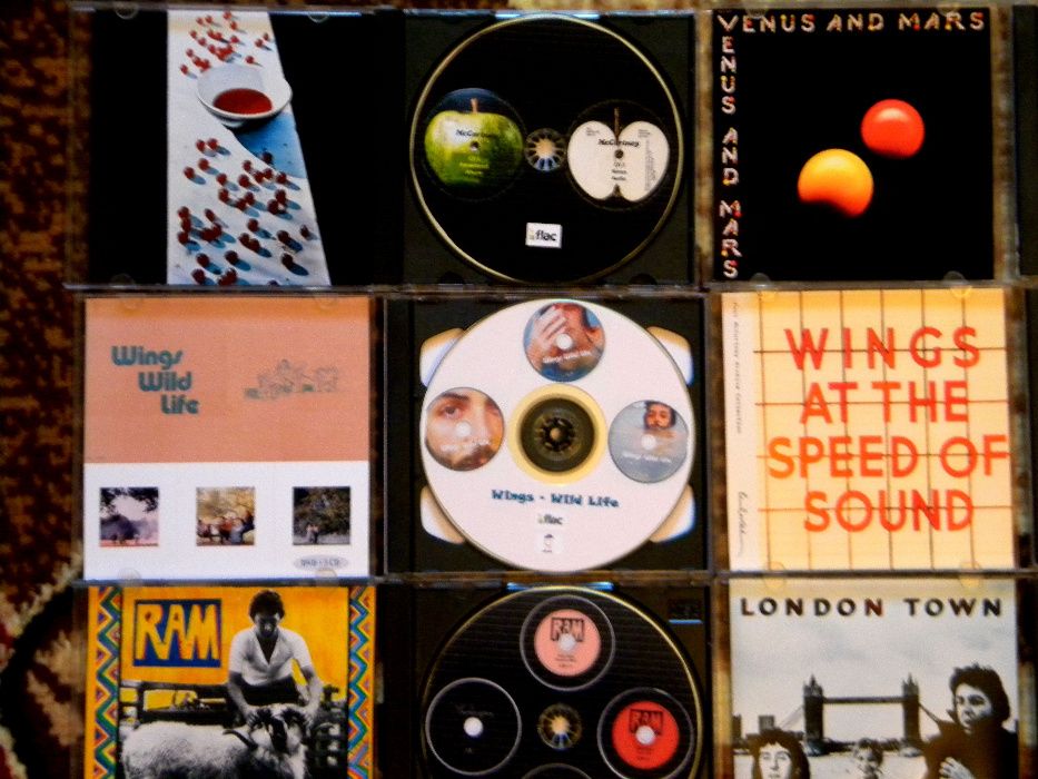 Диски - полное собрание CD Paul McCartney & Wings в формате МР 3