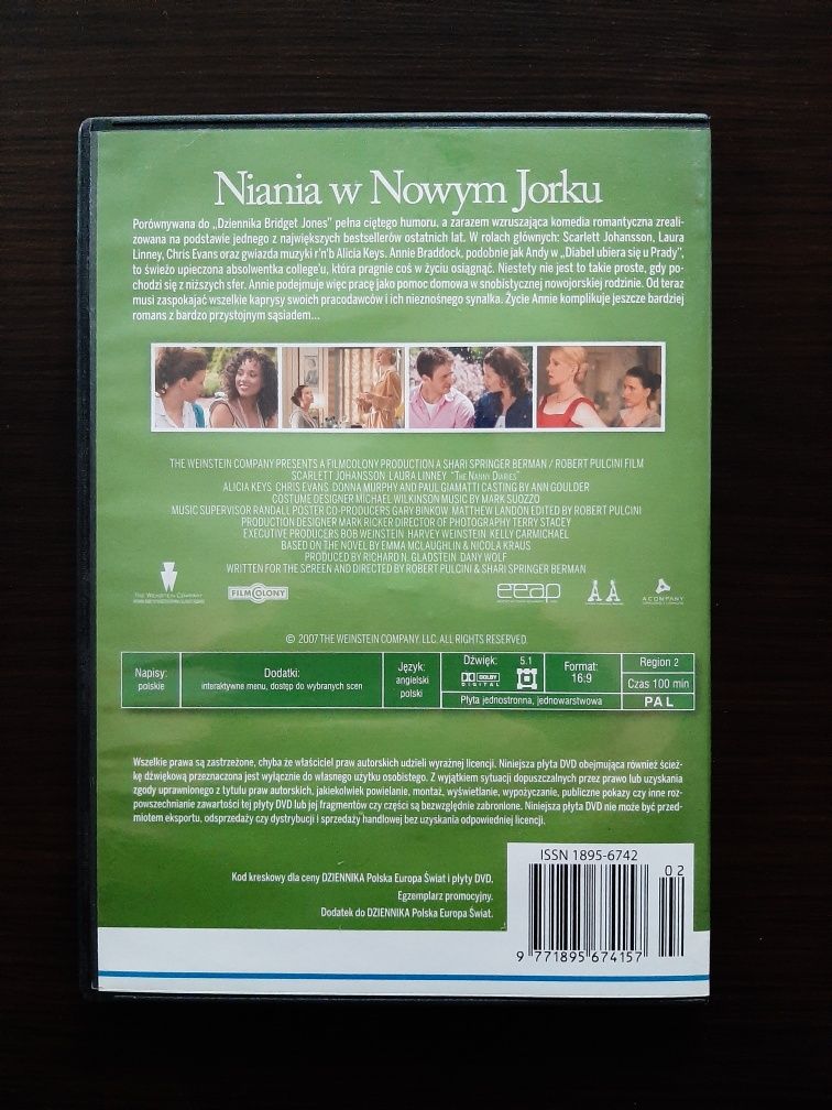 Niania w Nowym Jorku- film DVD