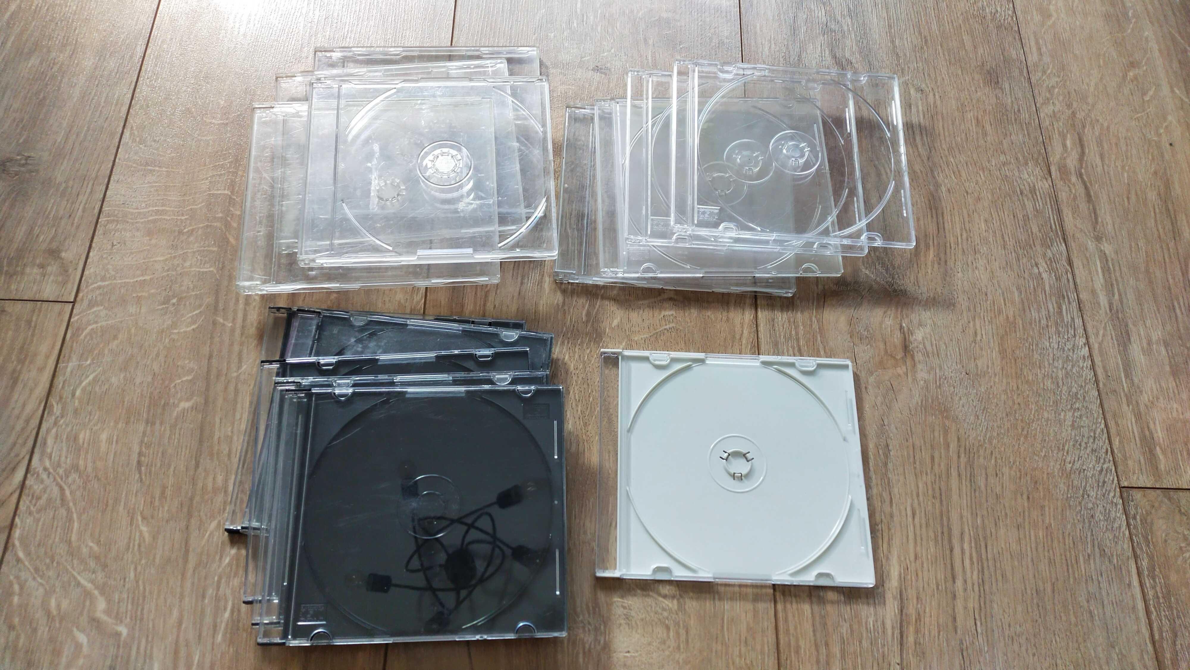 Pudełka na płyty CD/DVD  slim 14 szt. / używane