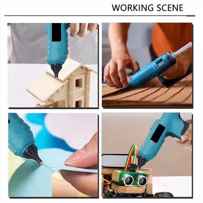 Акумуляторний клейовий пістолет для Makita 18v під стержні 11мм