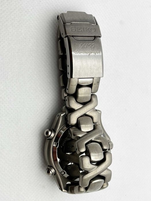 Seiko Titanium 1/100 Chronograph vintage 1994r