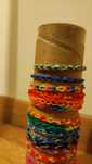 Kit de 3 pulseiras personalizaveis