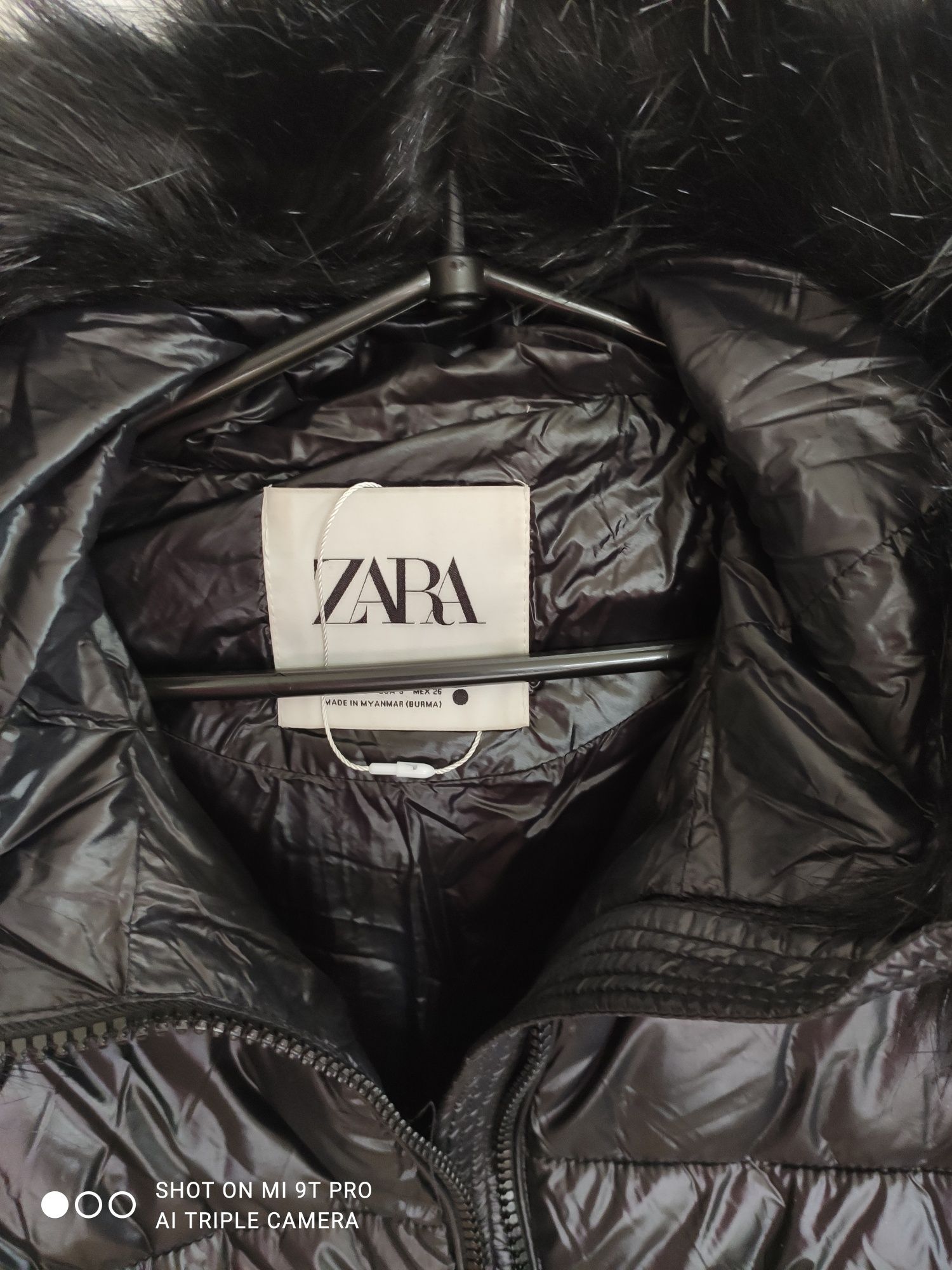 Pikowana ocieplana kurtka Zara rozmiar S