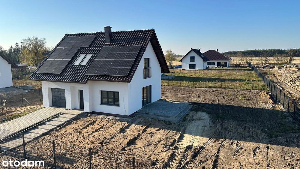 Dom WOLNOSTOJĄCY fotowoltaika+pompa ciepła