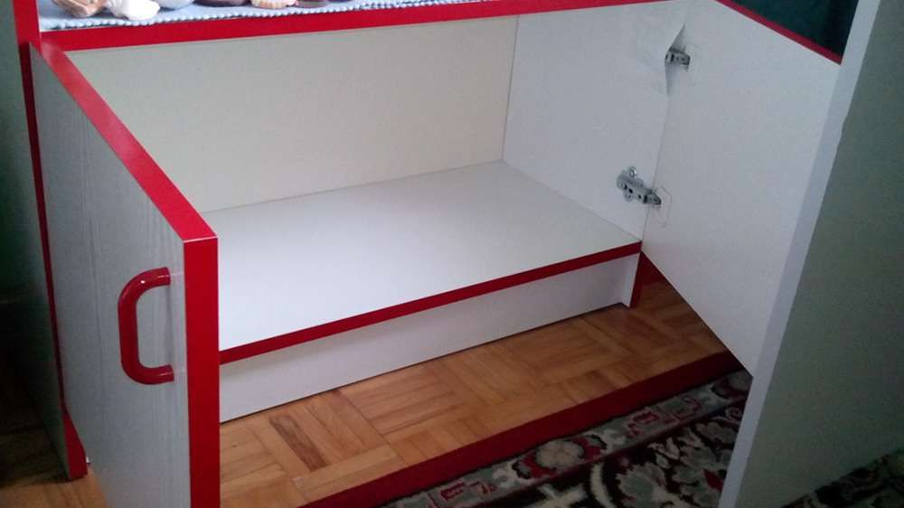 Regał młodzieżowy biały