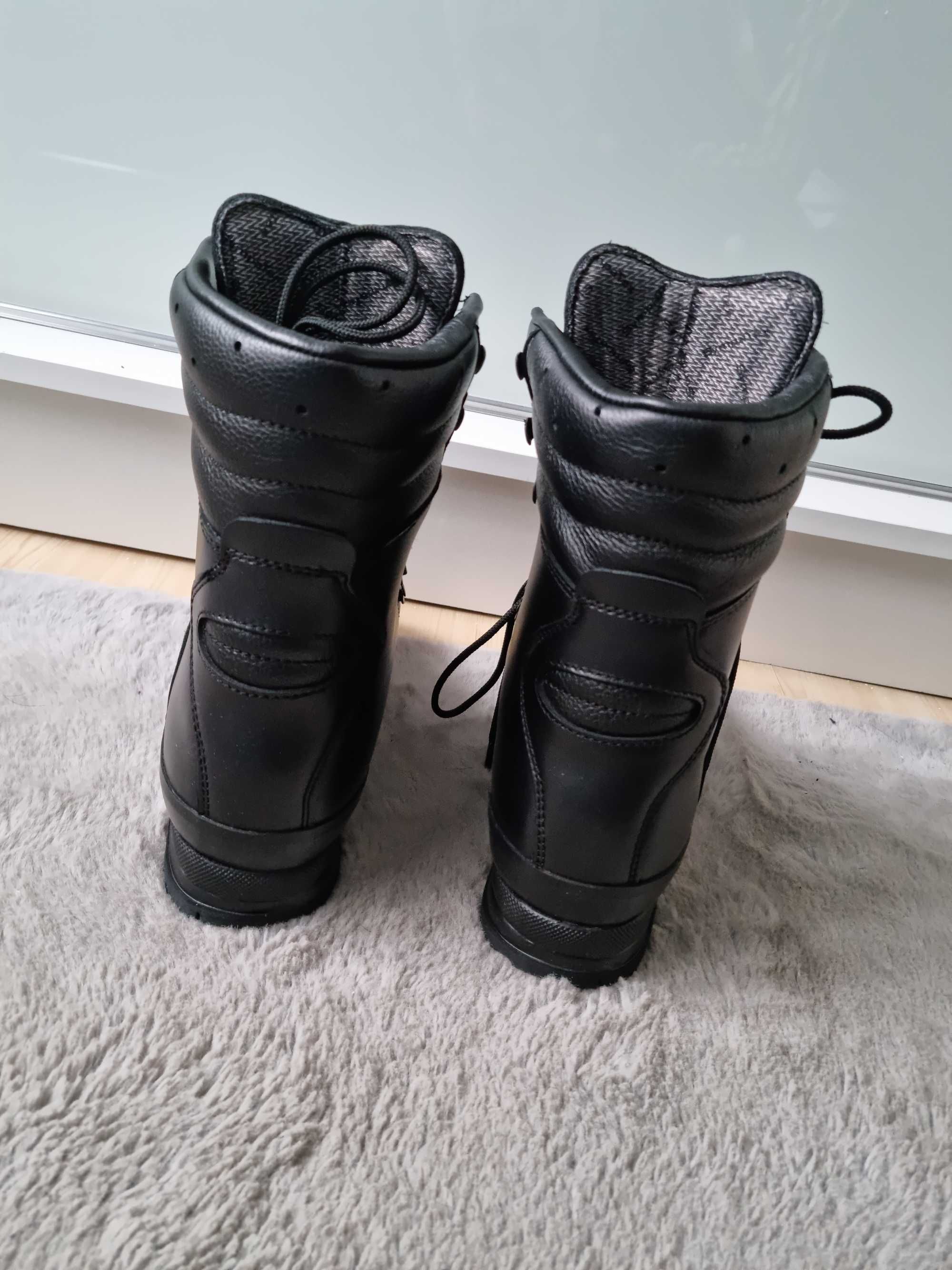 Buty trapery skórzane wojsko Wojas z membraną izolacyjną policja straż