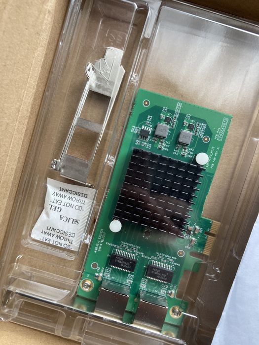 Ethernet Converged Network Adapter CNA/NIC 82576-GE-2T-X1 1.25G NIC
