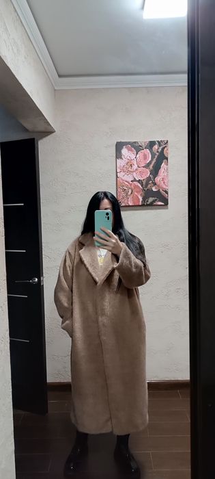 Пальто жіноче альпака