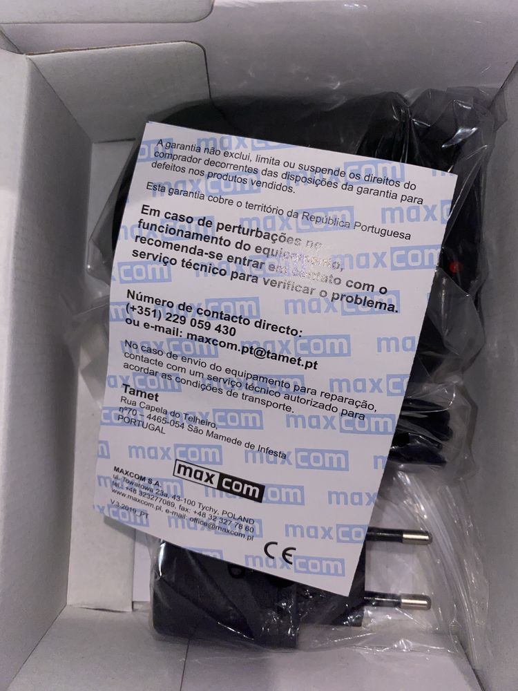 Telefone de Casa NOS – Maxcom Comfort MM35D – Como Novo!