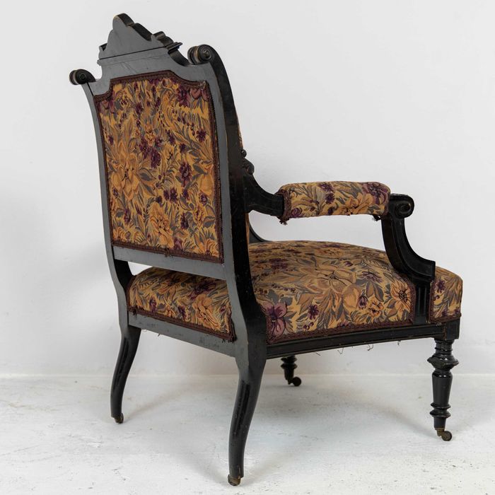 Komplet wypoczynkowy neorenesans makart antyki