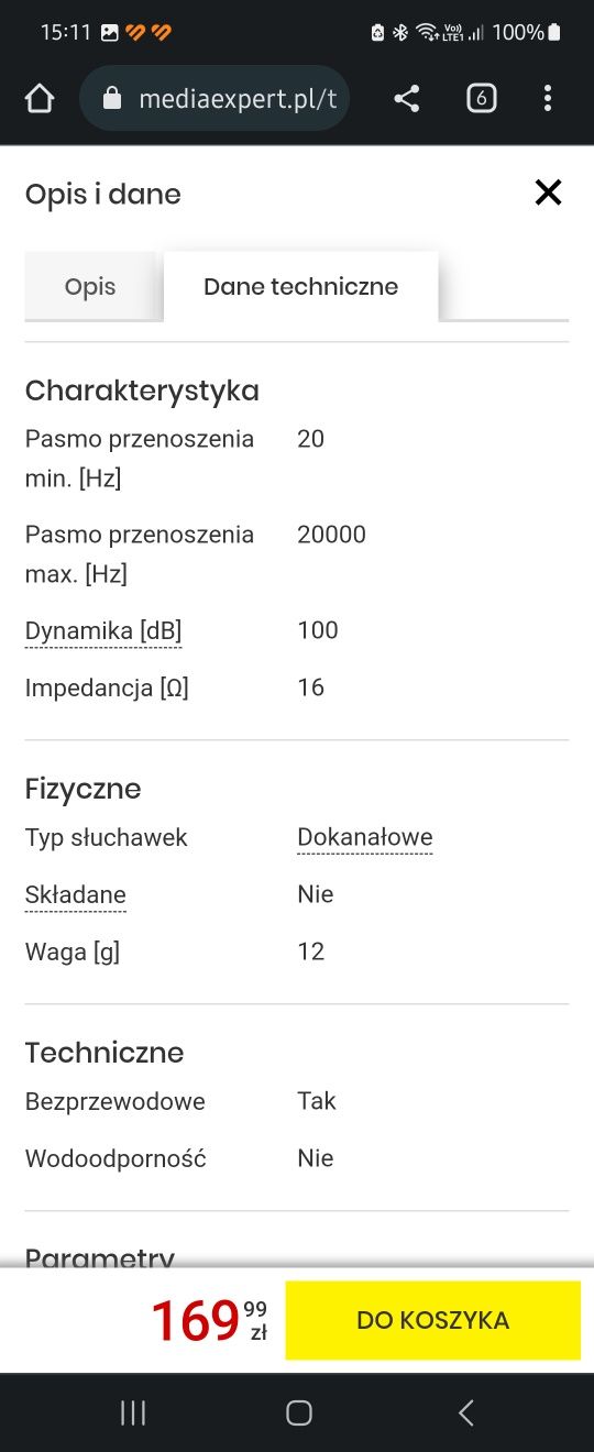 Nowe sluchawki tracer
