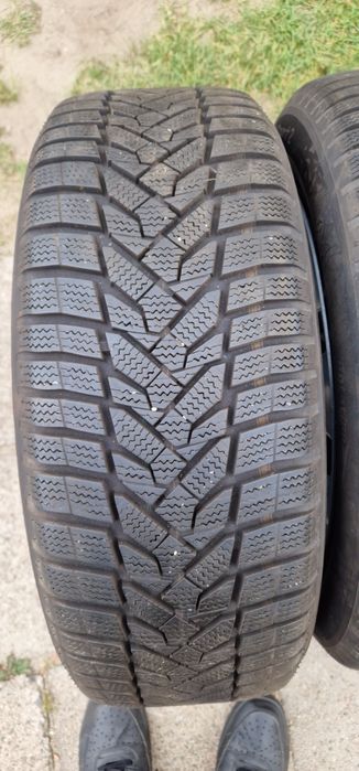 Koła zimowe VW PASSAT B5 5X112 opony NEXEN 205/55 R16 7mm bieżnika wys