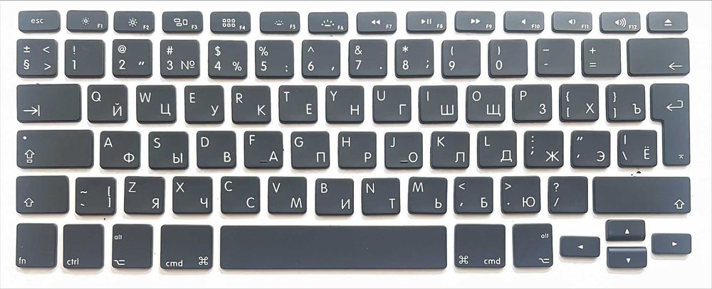 Кнопки (клавиши) клавиатуры MacBook Pro A1278 A1286 A1297 (2009-2012)