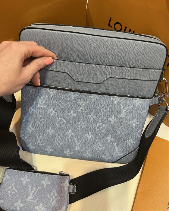 Сумка мужская Louis Vuitton Trio Messenger чип NFC Люкс