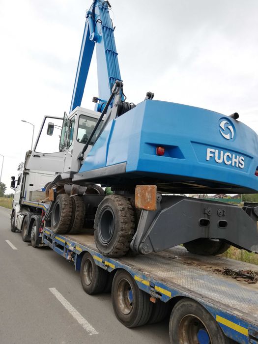 Wynajem koparki kołowej, przeładunkowej Fuchs MHL 350