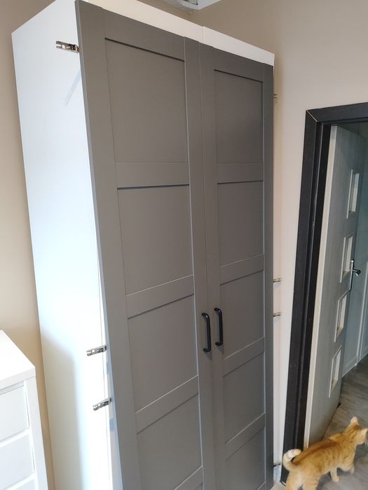 Drzwi fronty IKEA PAX Bergsbo ciemnoszary 50x229 cm