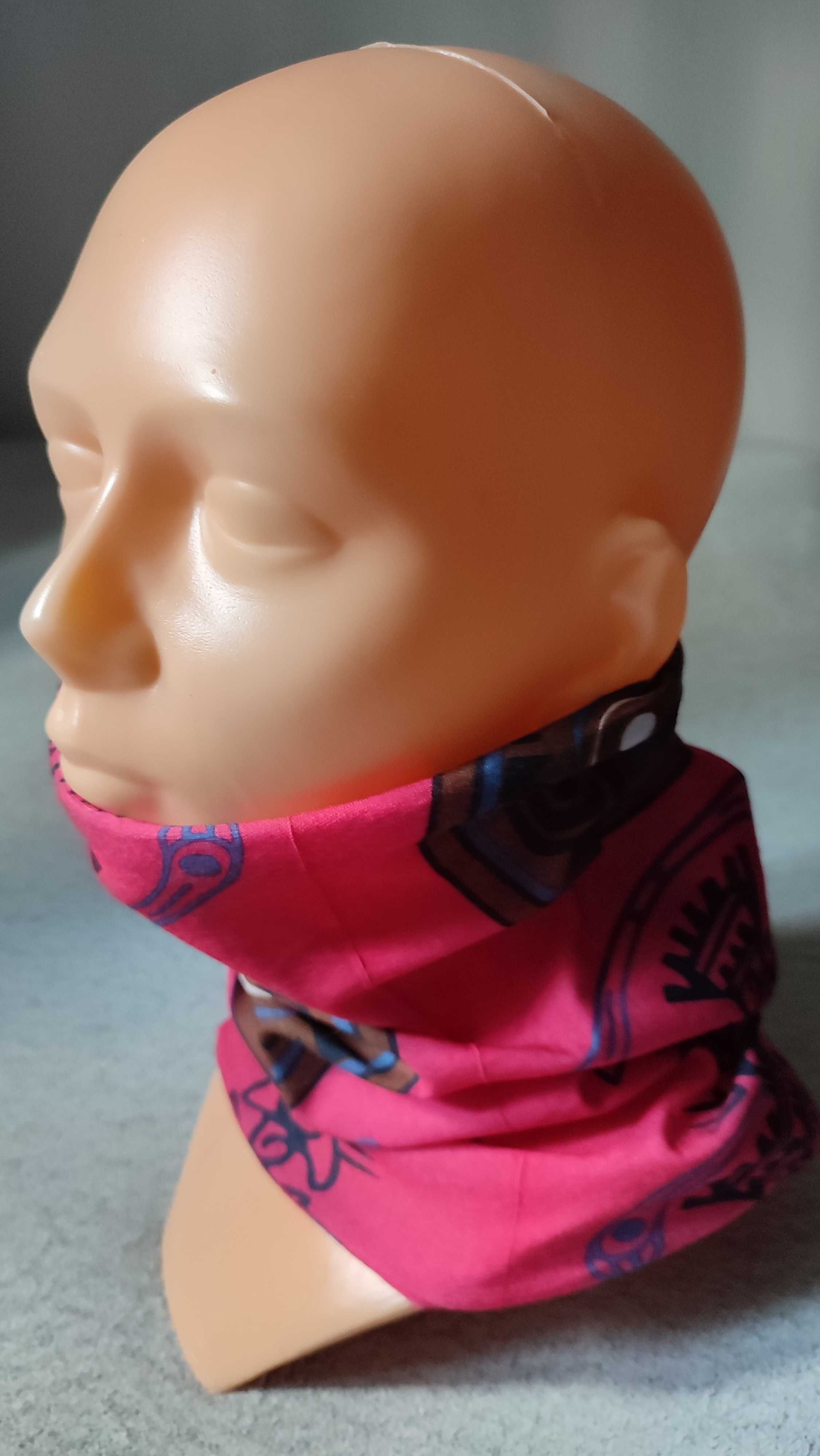 Kolorowa wielofunkcyjna chusta komin opaska