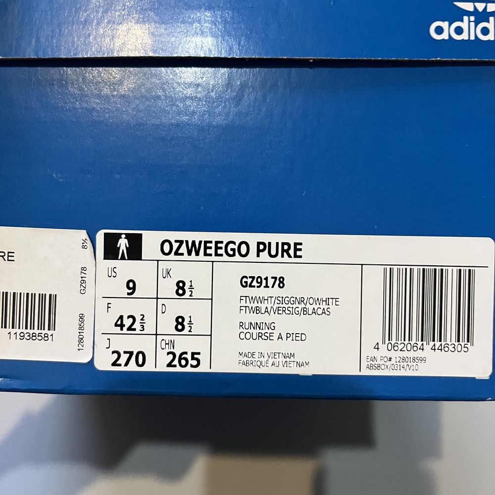 Оригінал! Adidas Ozweego 42,5 (27 см)
