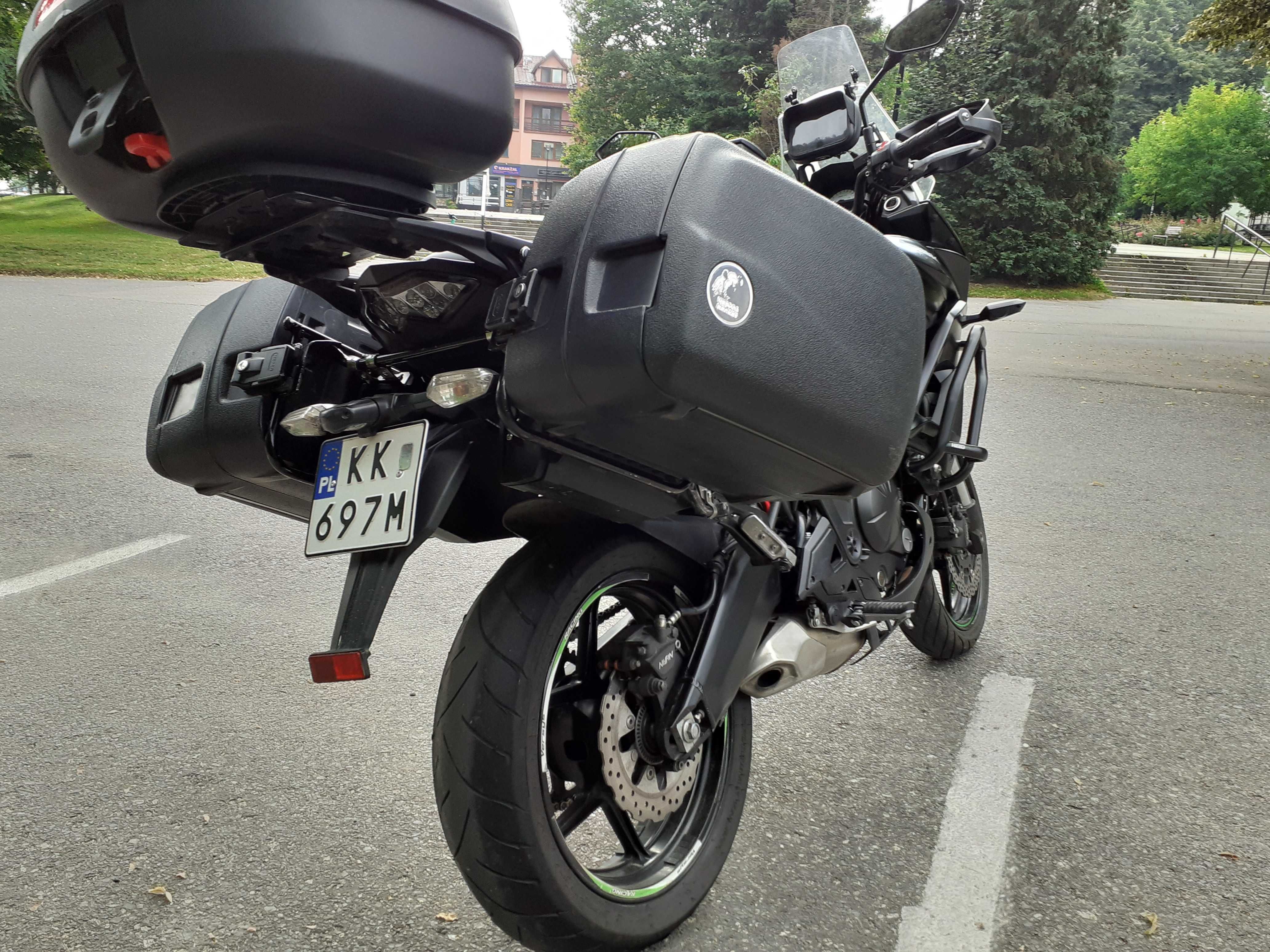 Kawasaki Versys 650 | 2015 | Kufry | Gmole | Stan bdb | 42 tys. km