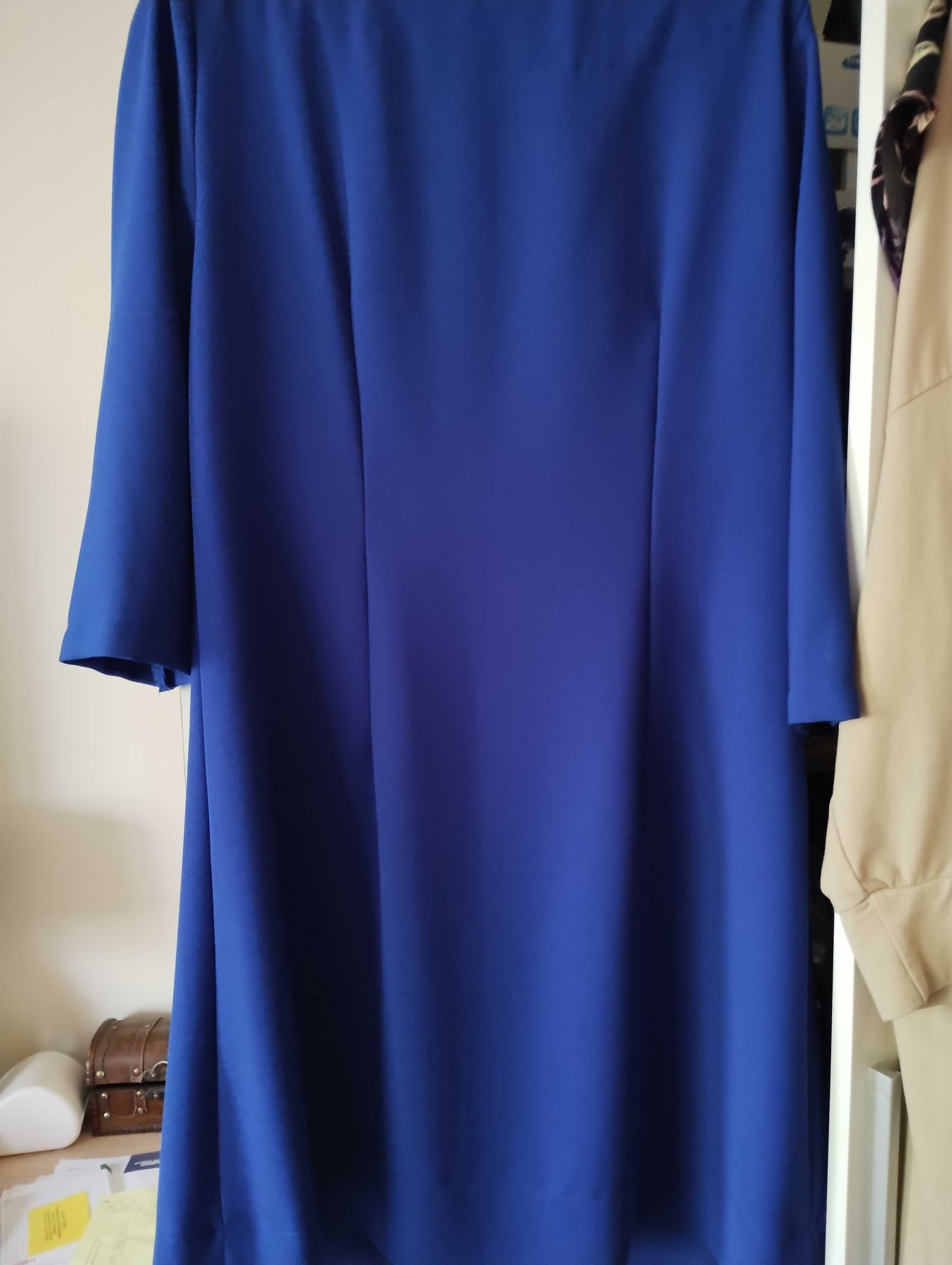 Sukienka 42 44 xl niebieska bdb