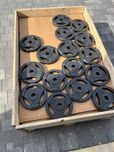 Obciążenie żeliwne z uchwytami typu kierownica 31mm kpl. 4x 5kg