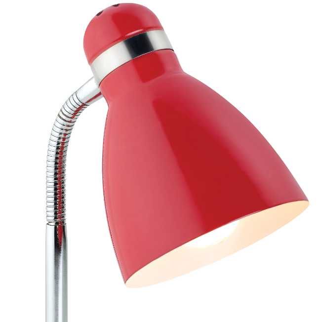 3740. Lampa biurkowa Shelley Red CZERWONA