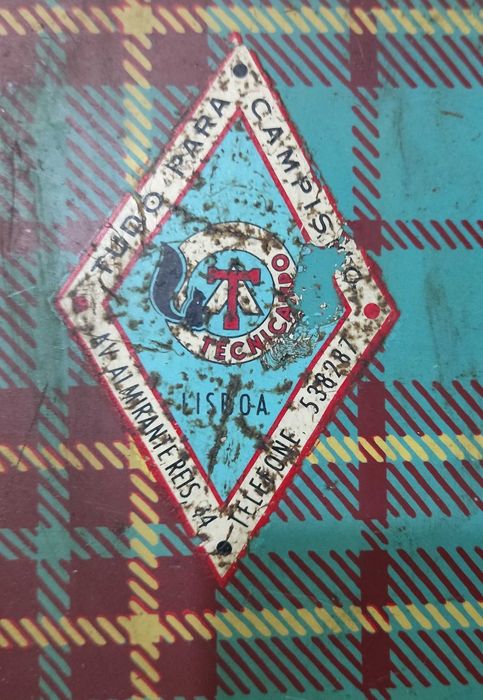 Geleira portátil vintage dos anos 50/60