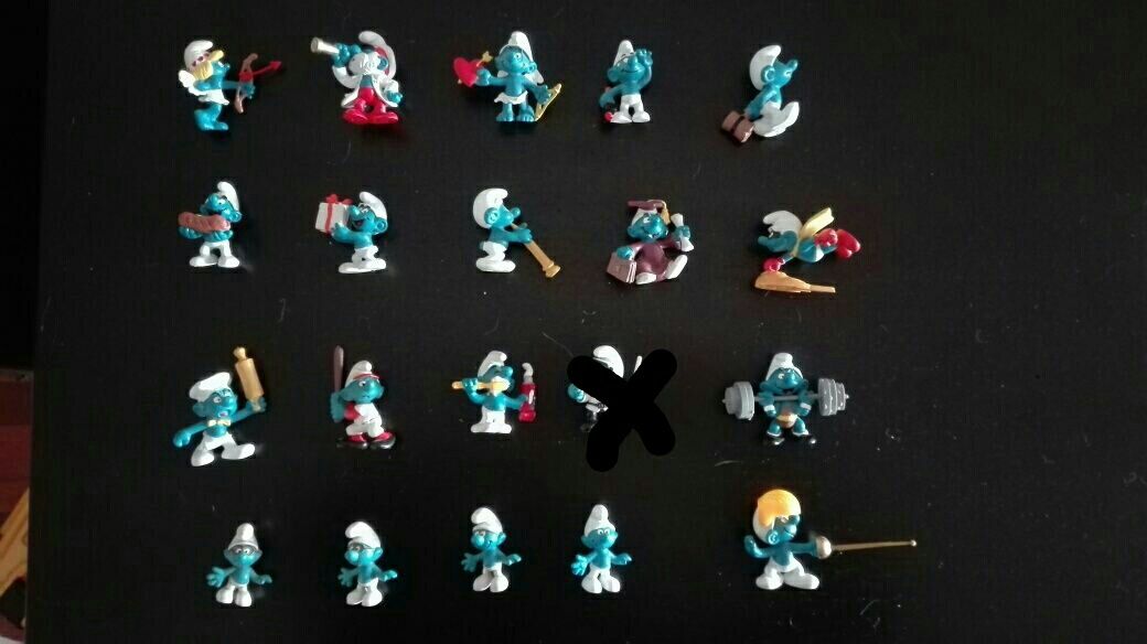 Coleção Estrunfes/Smurfs Anos 80 - raros