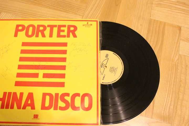 płyta winylowa John Porter china disco z autografami