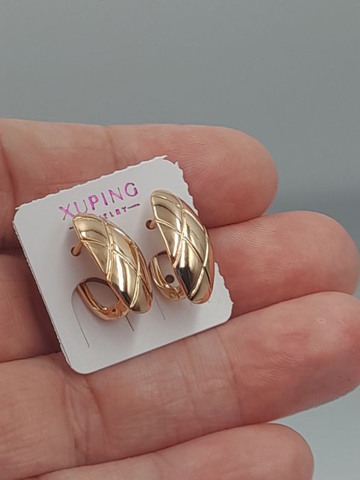Kolczyki pozłacane Xuping