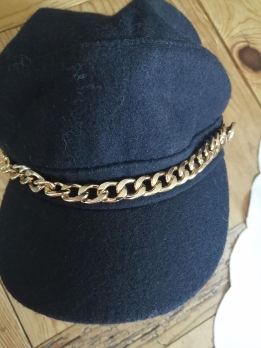 Czapka kaszkiet czarna Ochnik