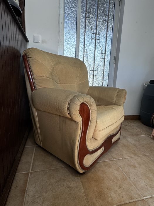 Sofá poltrona em bom estado