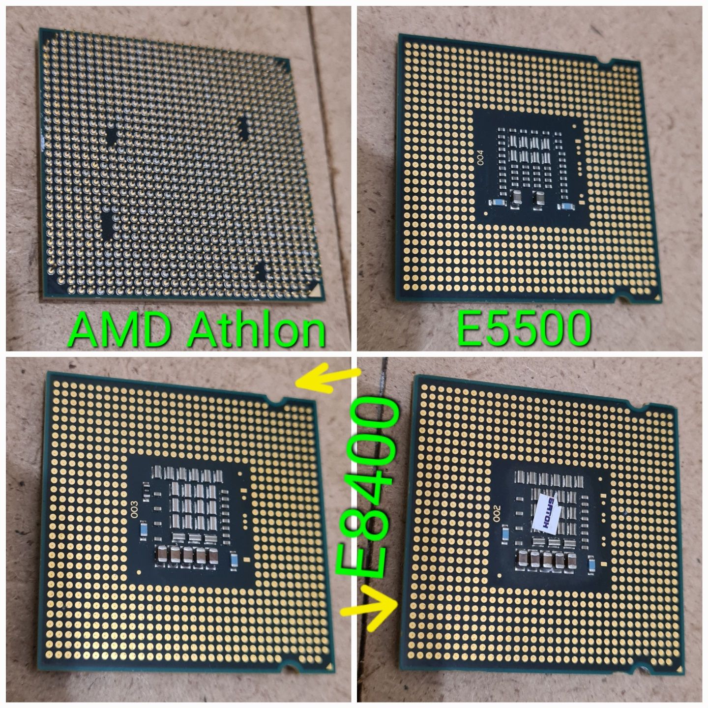 Процессор AMD Athlon 2 ×2 250 Intel Pentium E5500 E8400 LGA 775 Socket