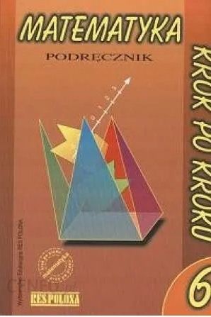 Matematyka Krok Po Kroku 6. Podręcznik. Jerzy Pawlak