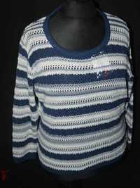 Ażurowy sweter Marcienne XL