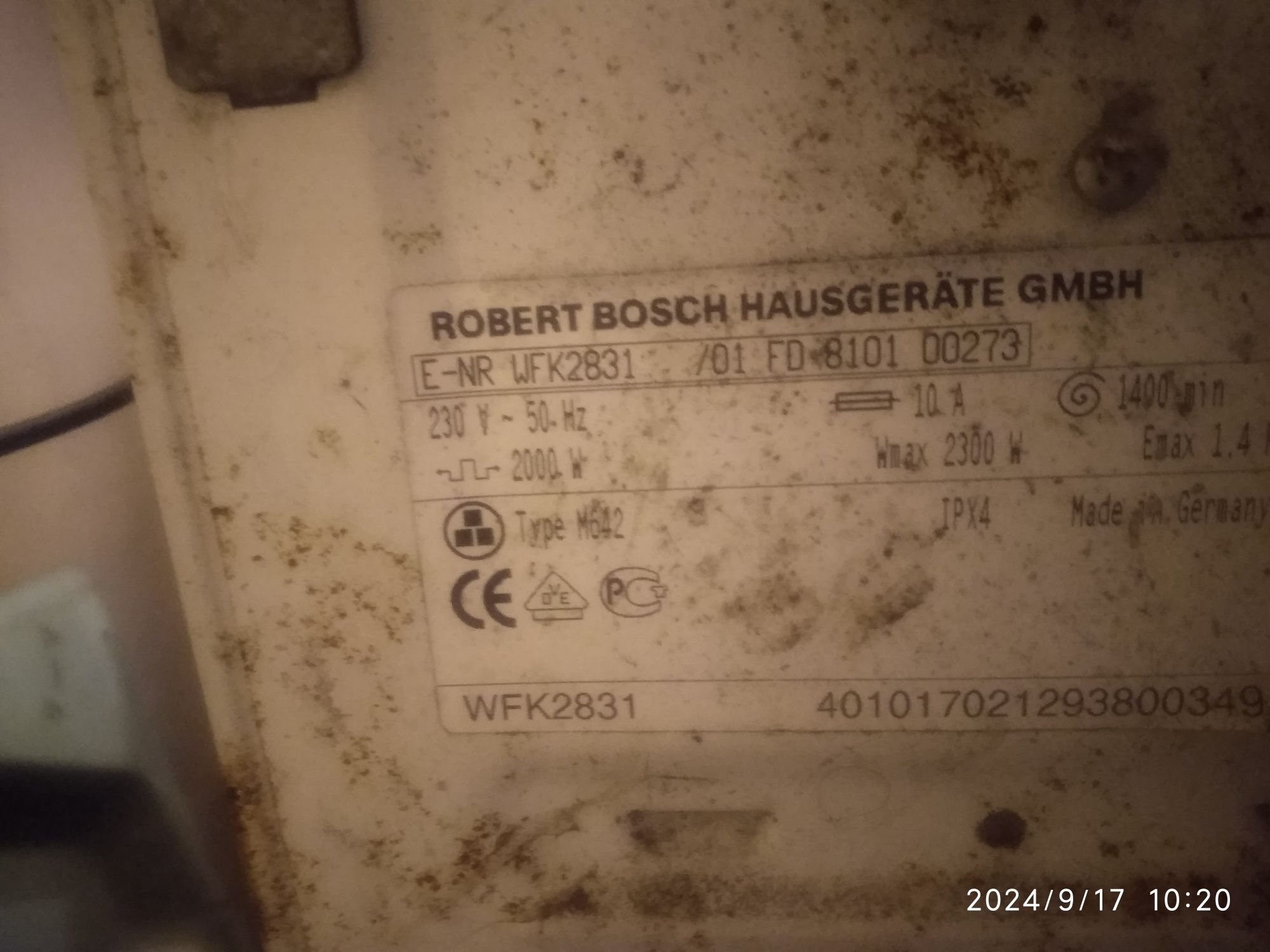 Продам стіральна машинка Bosch  WFK 2831
