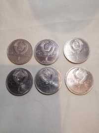 Монети, Рублі СРСР Олімпіада комплект 6 шт