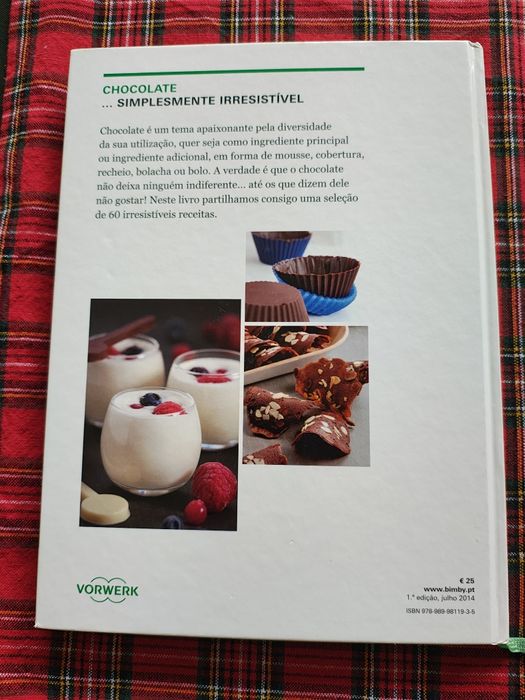 Bimby livro Receitas Chocolate