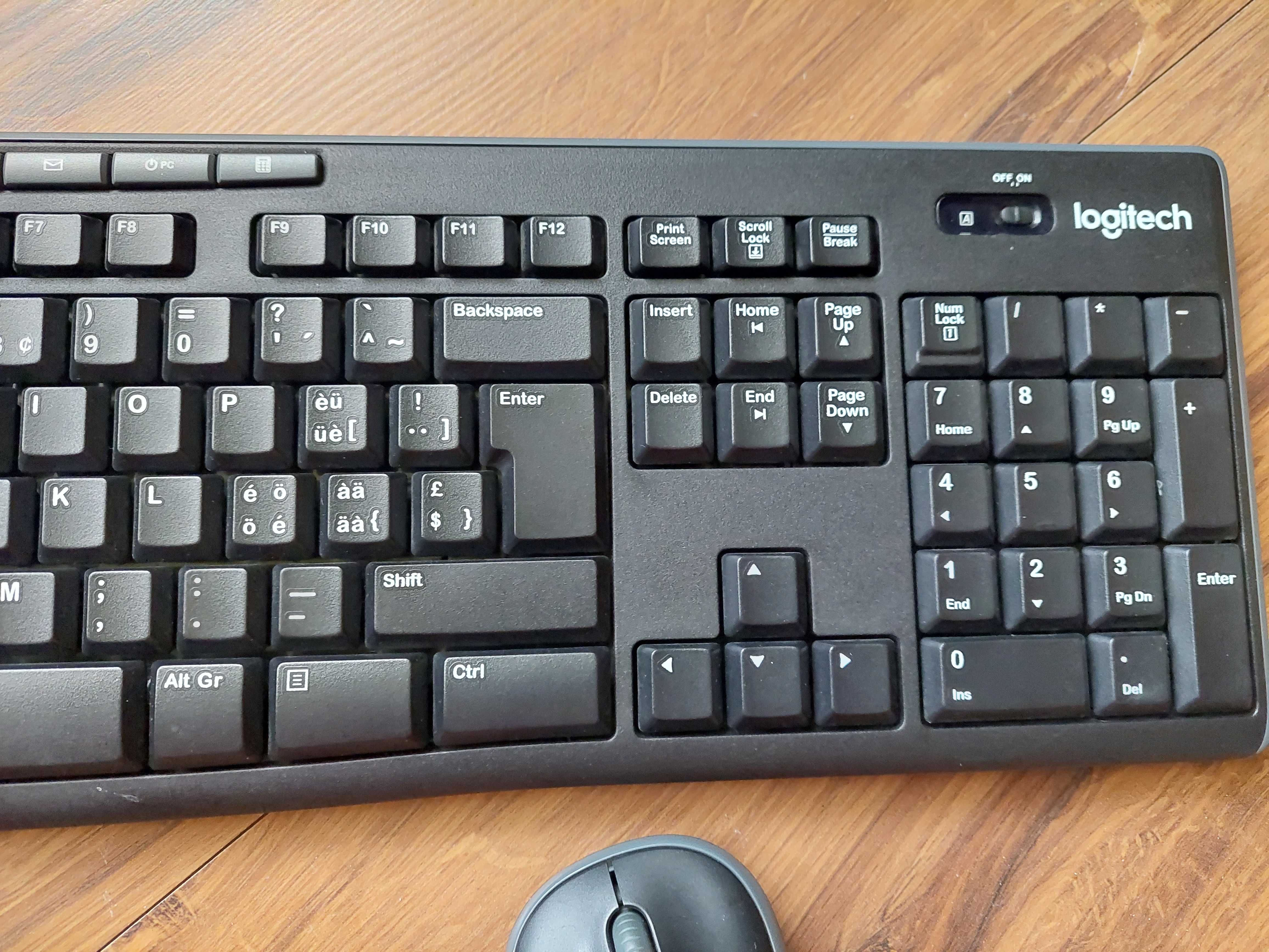 Zestaw Klawiatura LOGITECH Wireless Keyboard K270 + Myszka M185