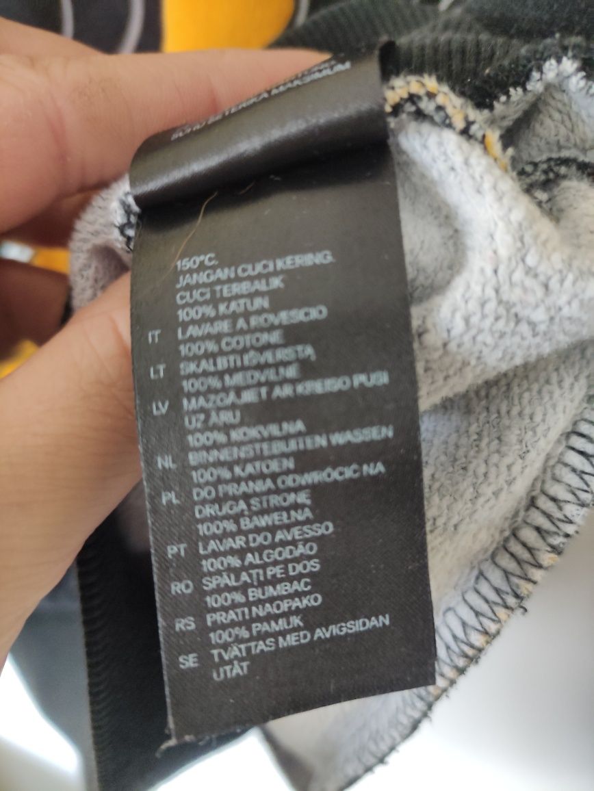 Czarna bluza z kaczorem.100% bawełny