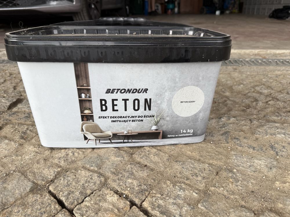 Gotowa farba tynko do wnetrz BETON