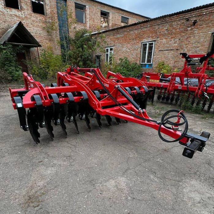 Лущильник причіпний 3.0п. борона/дископлуг.