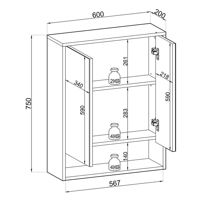Stylowa szafka łazienkowa