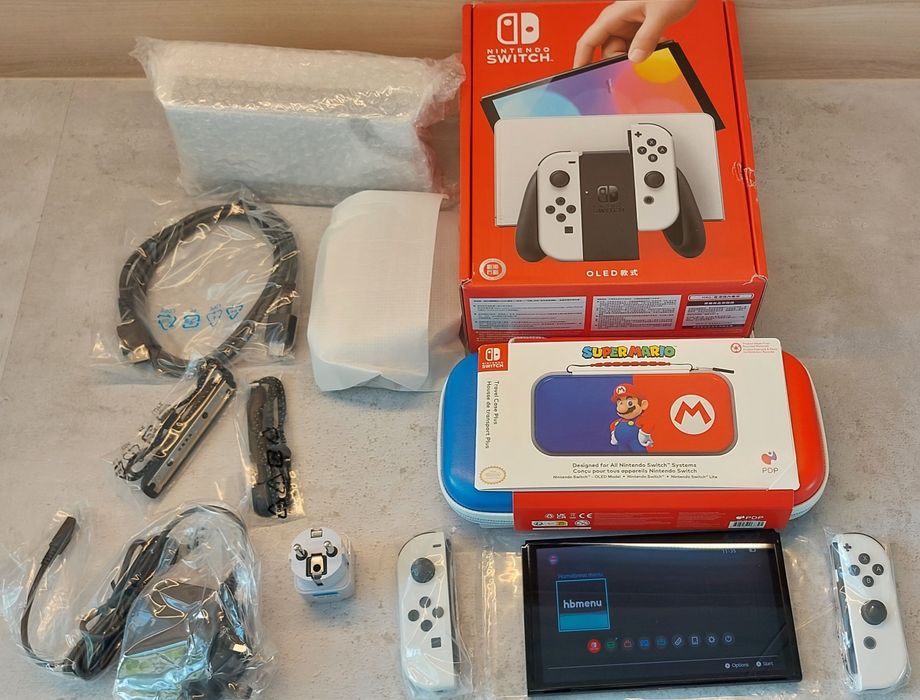 Nintendo switch oled nowa przerobiona kamikaze atmosphere picofly cfw